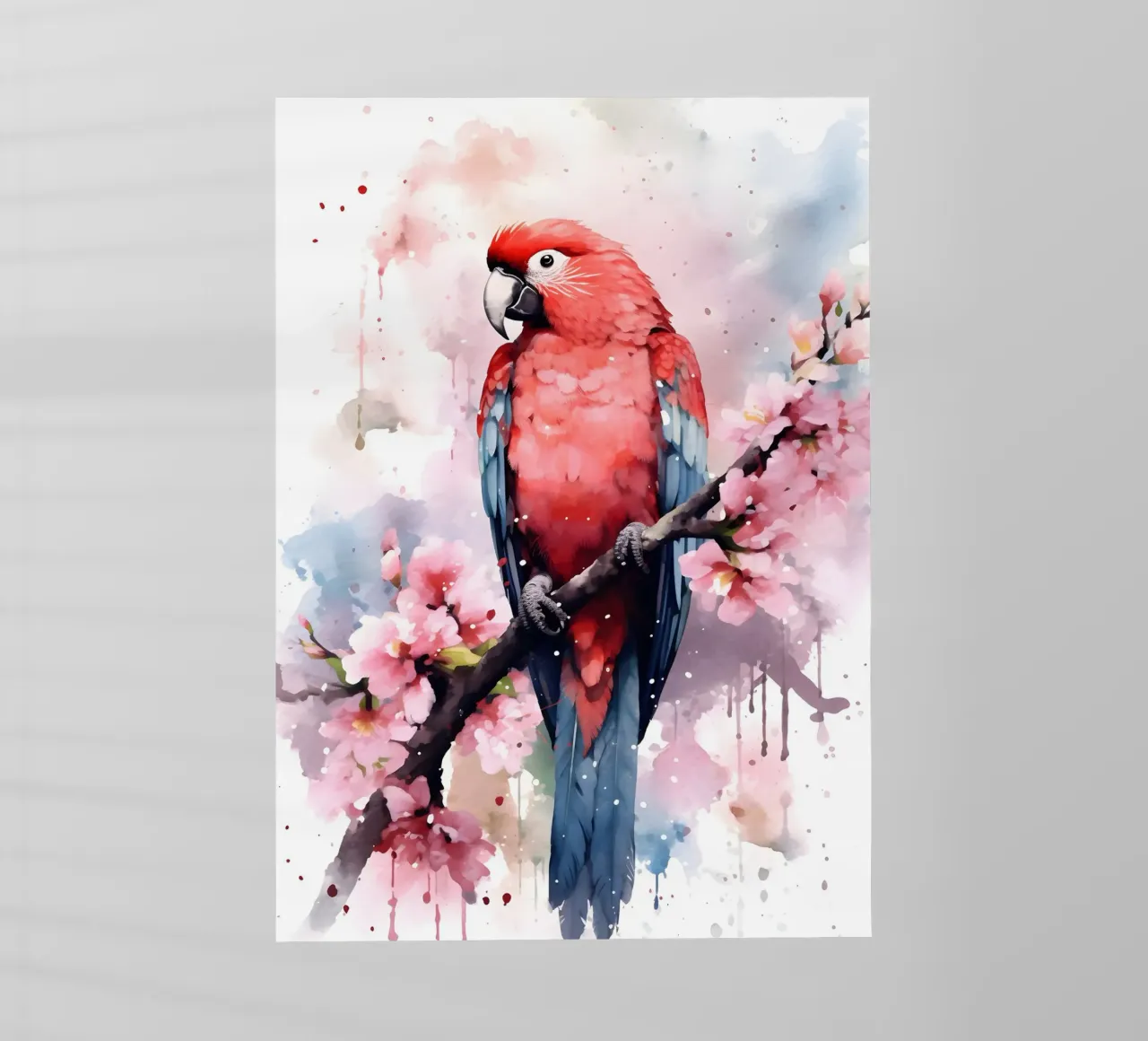 Parrot pellicola backlit da FreeArtStudio