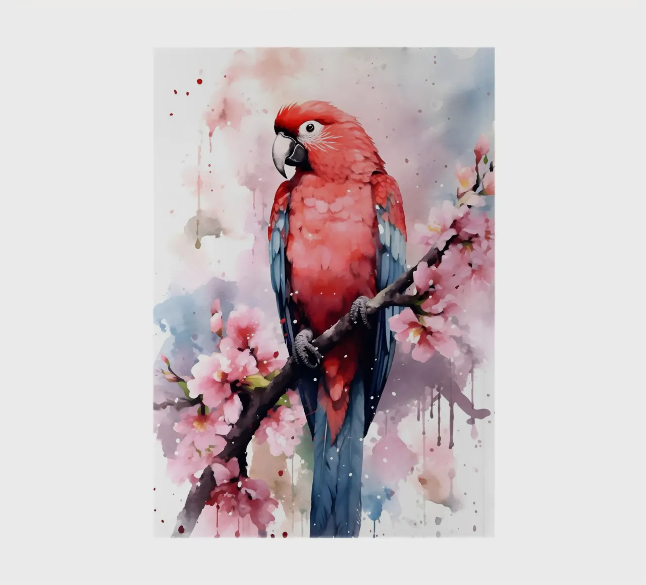 Parrot notebook by FreeArtStudio