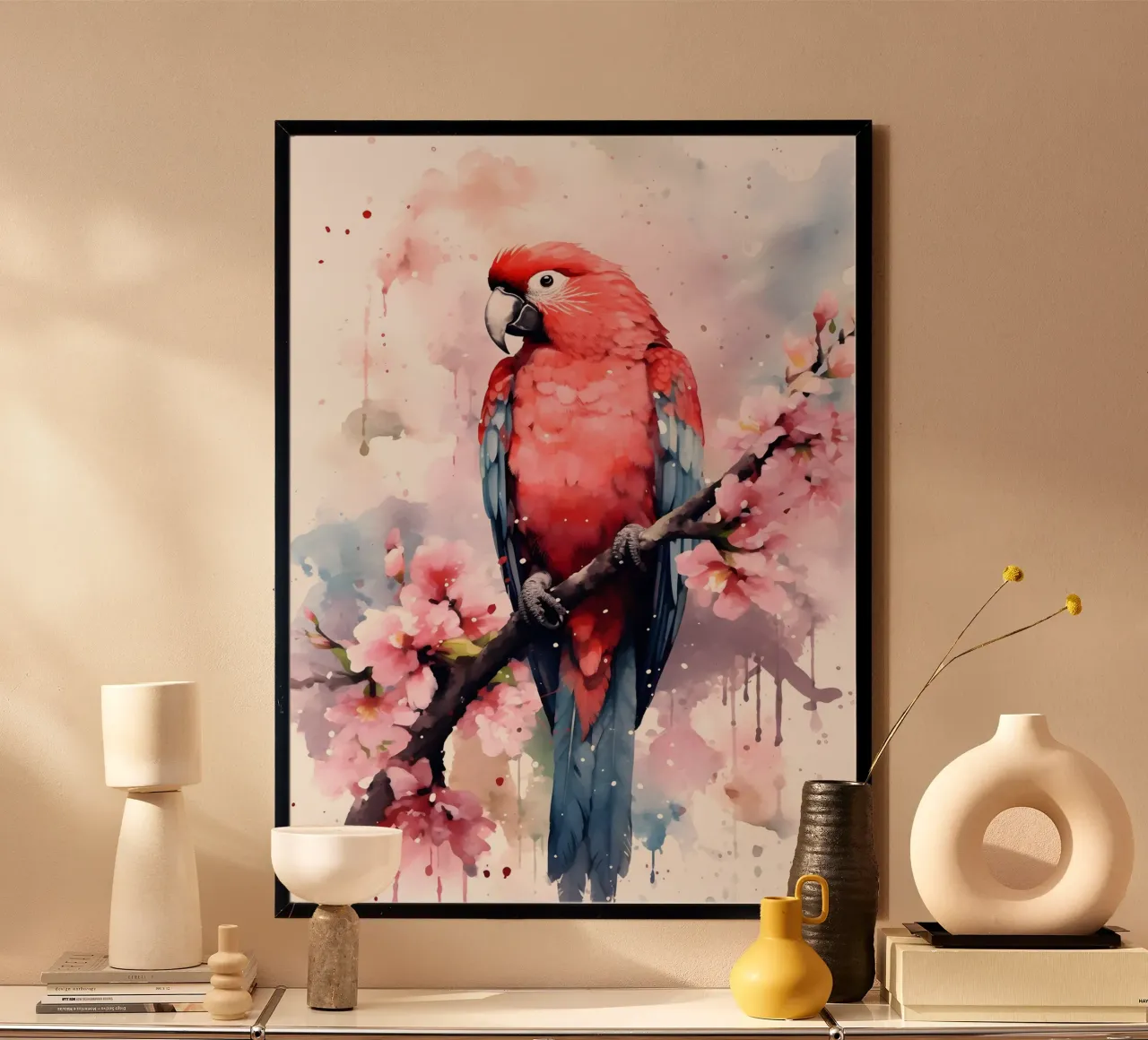 Parrot carta hahnemühle da FreeArtStudio