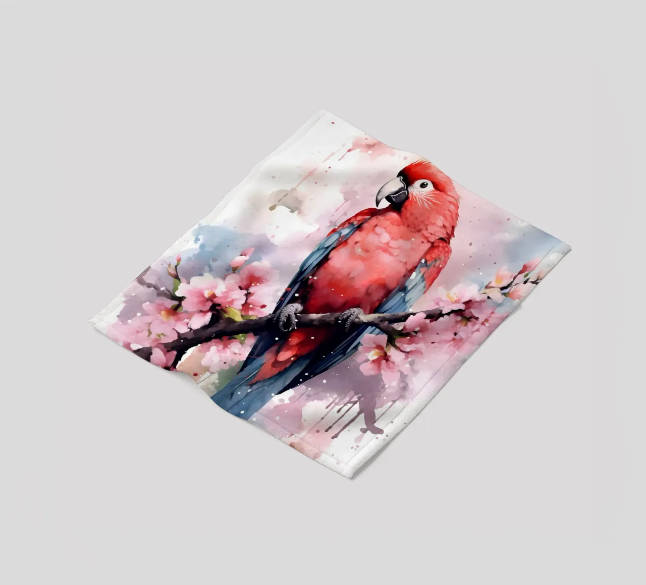 Parrot coperta in pile da FreeArtStudio