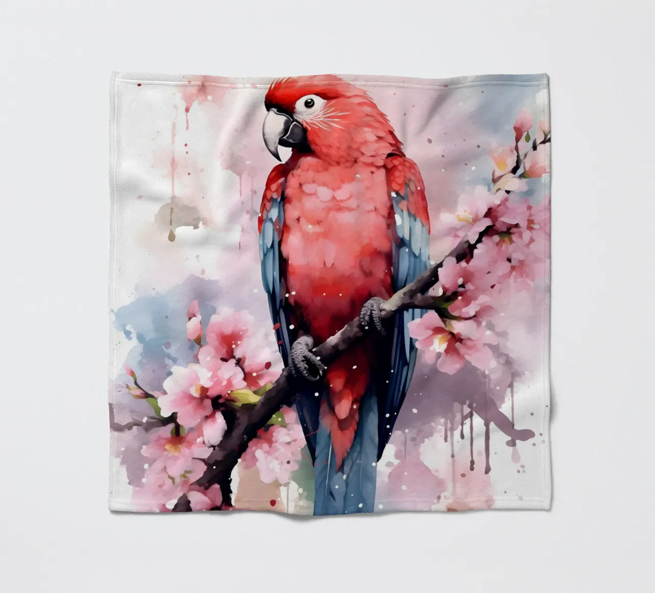 Parrot coperta in pile da FreeArtStudio
