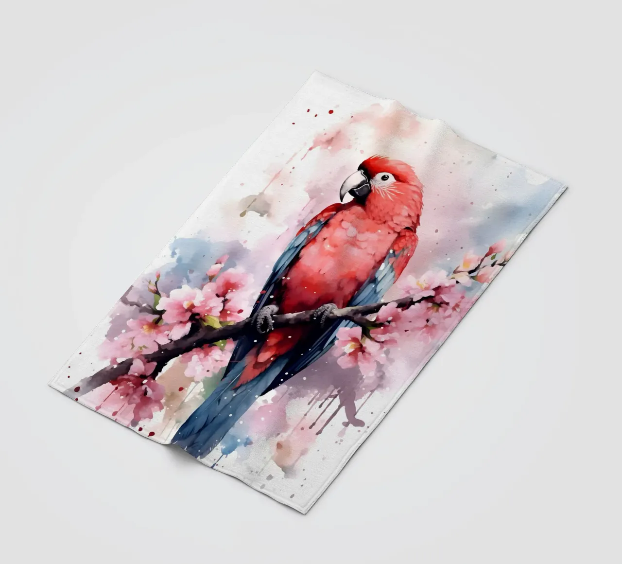 Parrot coperta in pile da FreeArtStudio