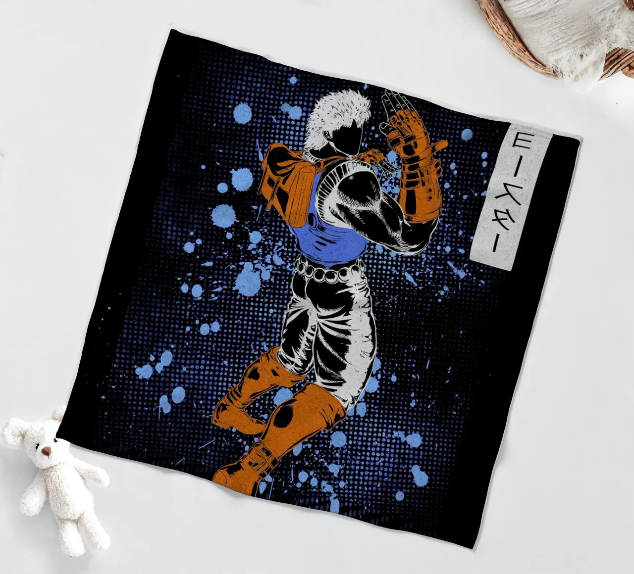 Jonathan Joestar coperta in pile da Neonartstudio