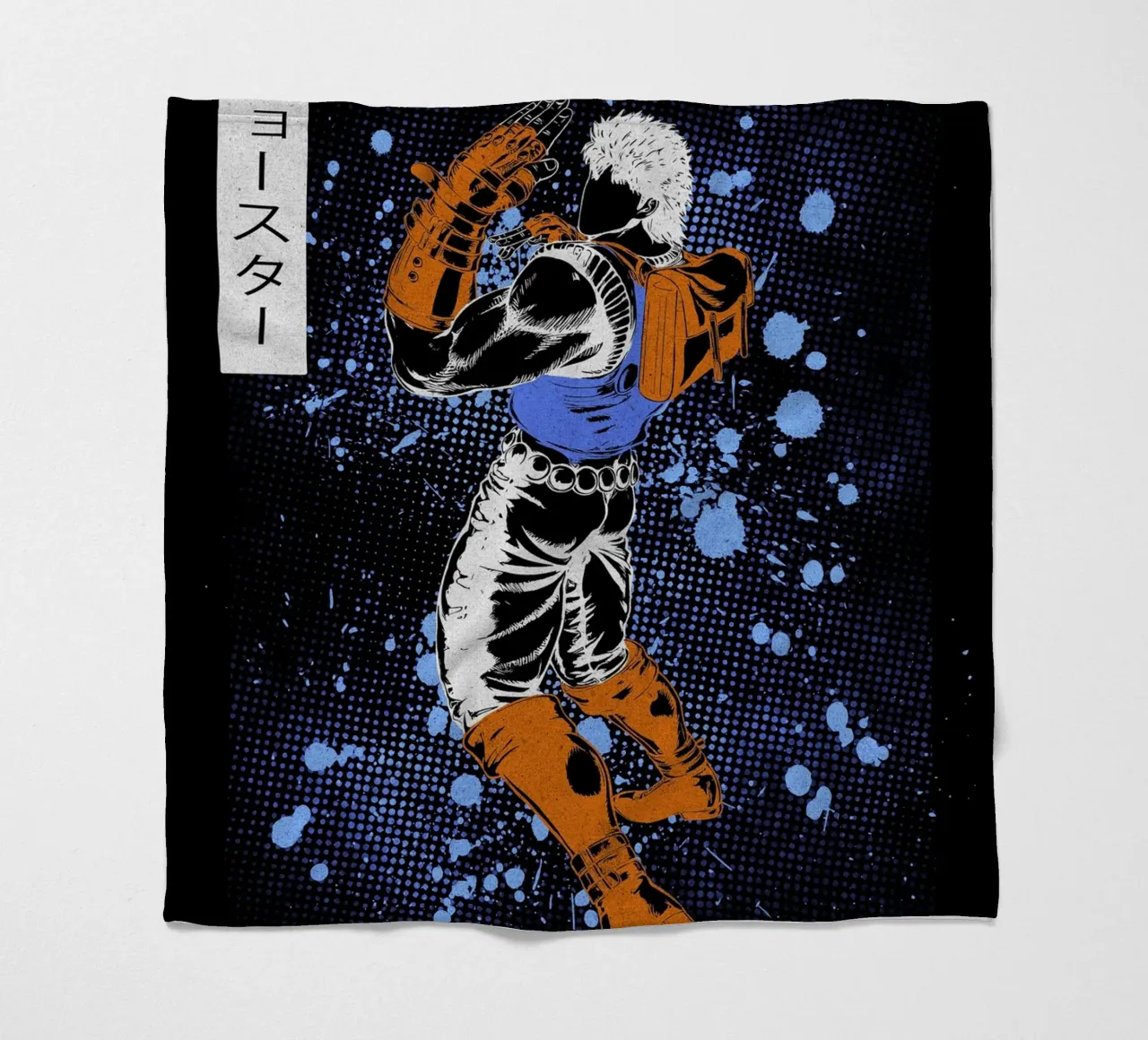 Jonathan Joestar coperta in pile da Neonartstudio