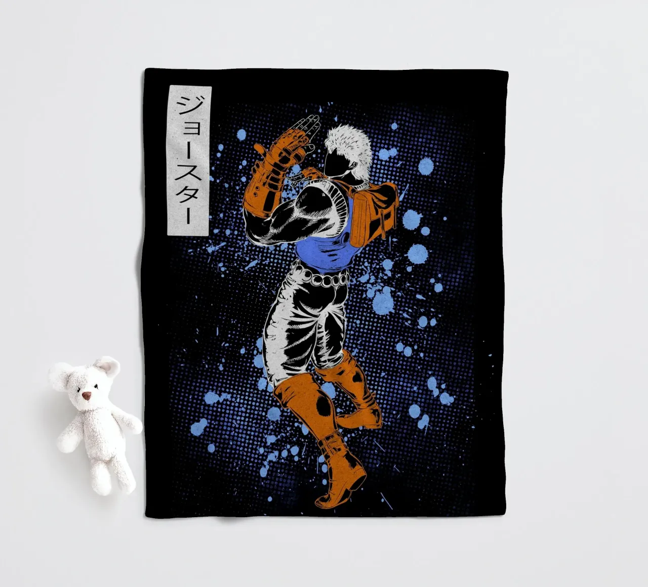 Jonathan Joestar coperta in pile da Neonartstudio
