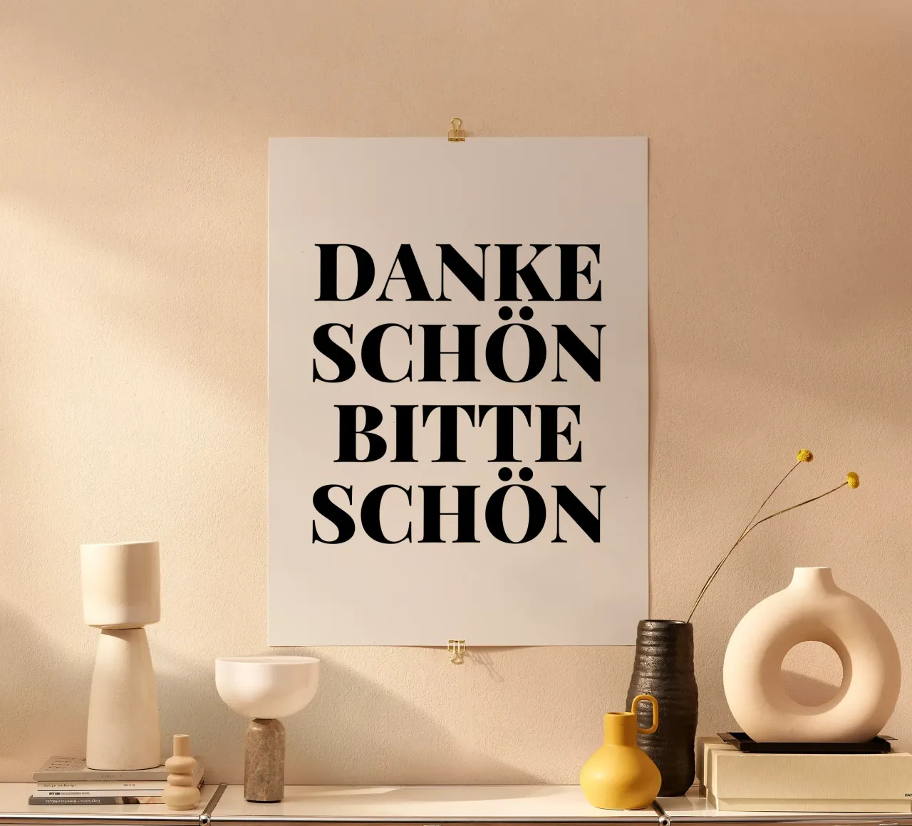 DANKESCHÖN BITTESCHÖN poster de Magnific