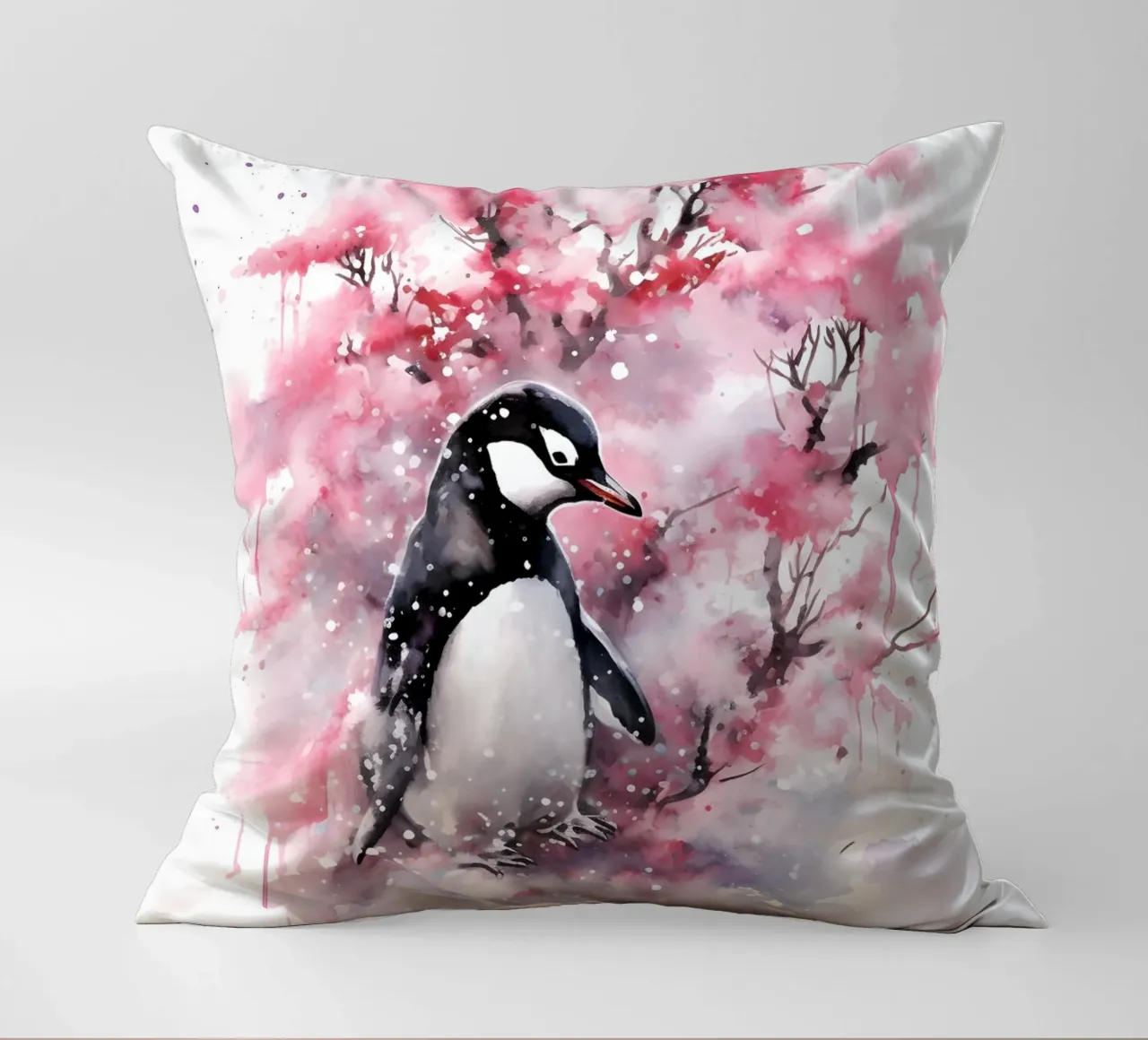 Penguin cuscino da FreeArtStudio