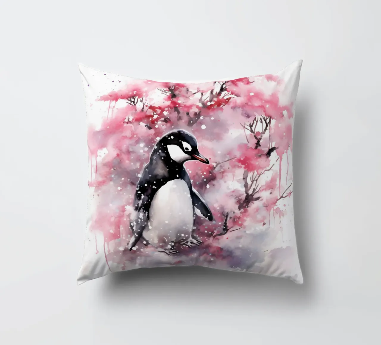 Penguin cuscino da FreeArtStudio