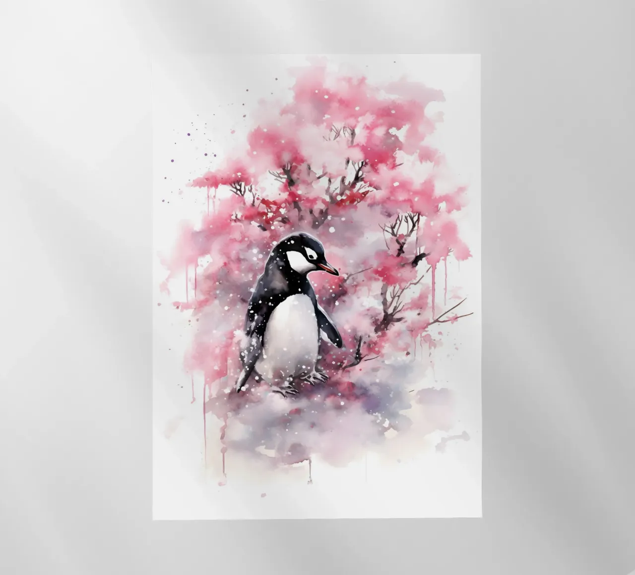 Penguin pellicola backlit da FreeArtStudio