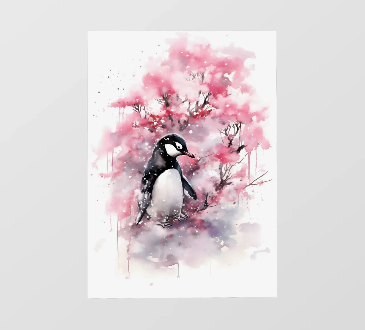 Penguin pellicola backlit da FreeArtStudio