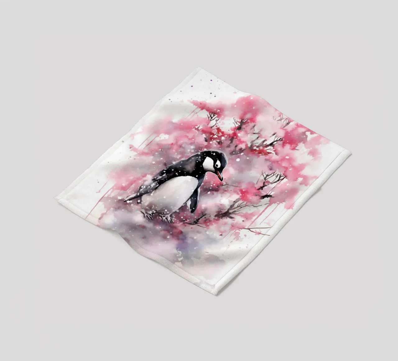 Penguin coperta in pile da FreeArtStudio