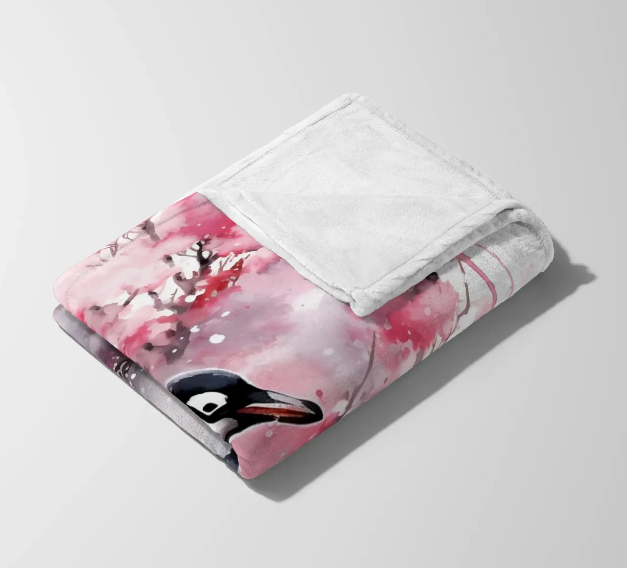 Penguin coperta in pile da FreeArtStudio