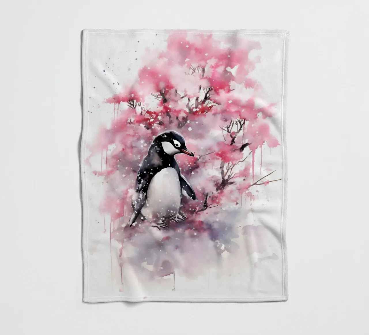 Penguin coperta in pile da FreeArtStudio
