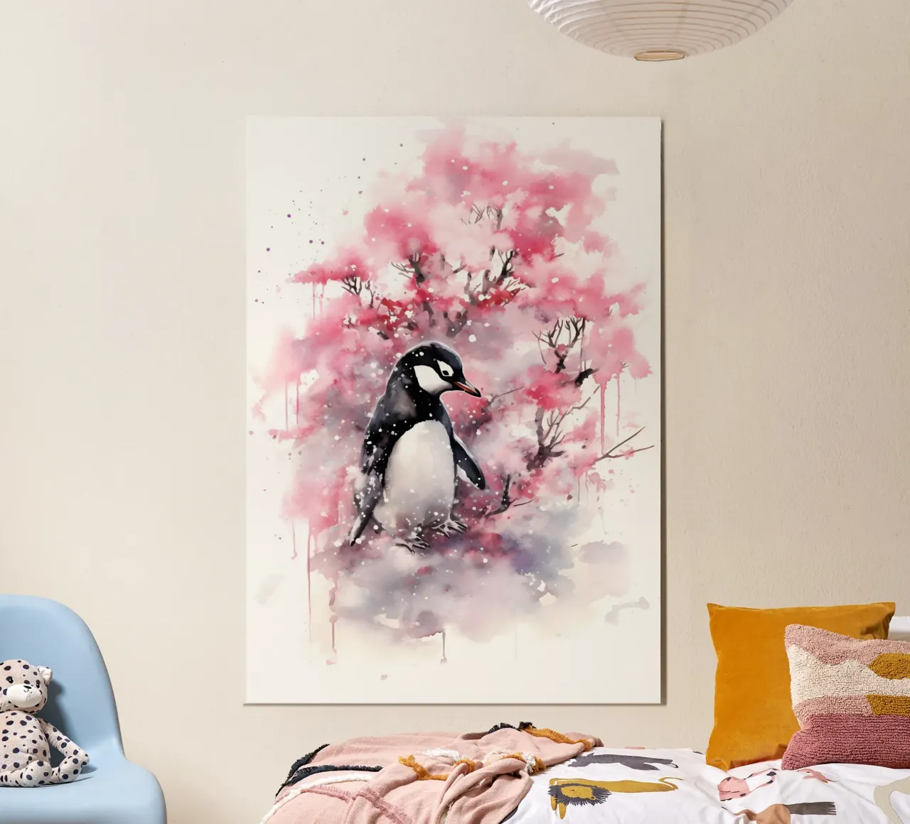 Penguin alluminio dibond da FreeArtStudio