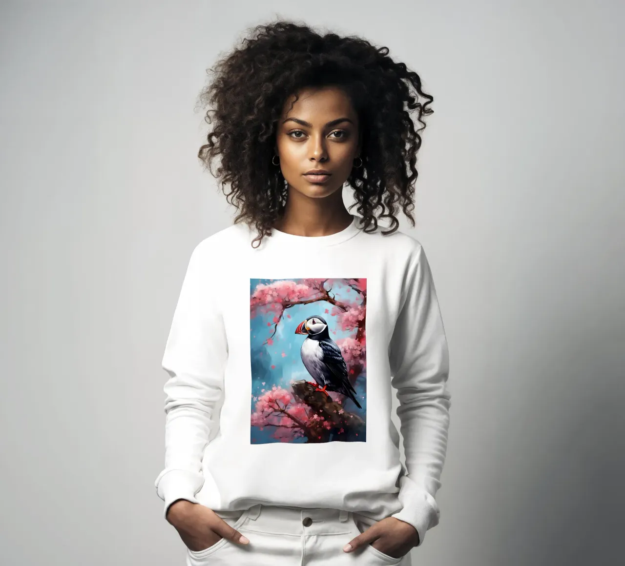 Puffin felpa da FreeArtStudio