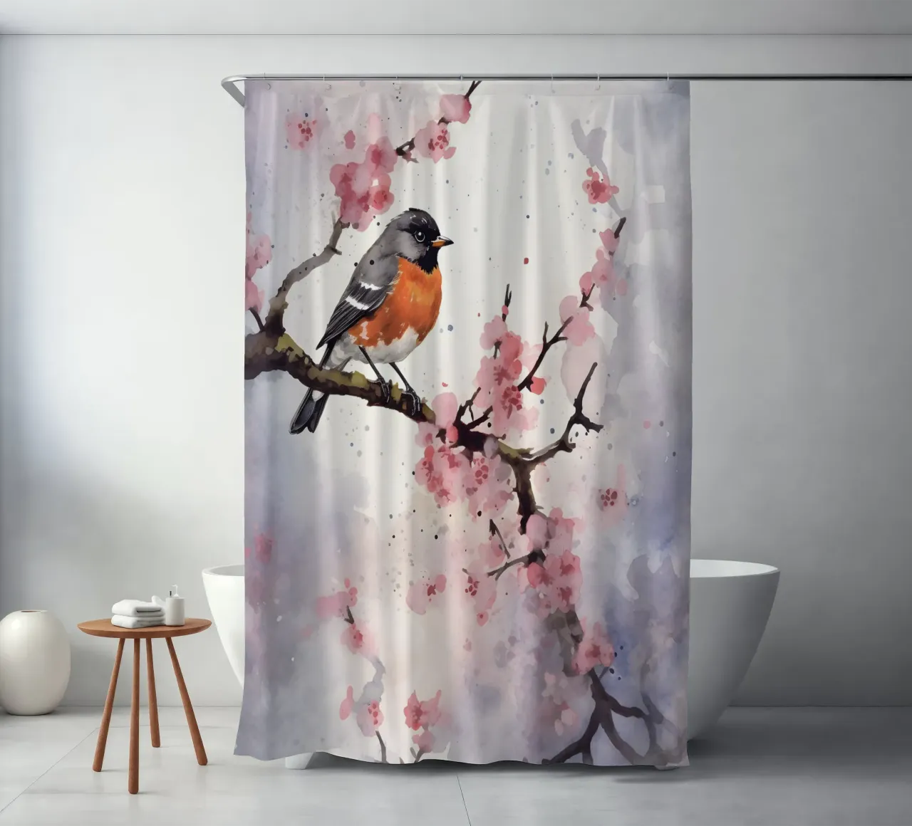 Robin tenda da doccia da FreeArtStudio