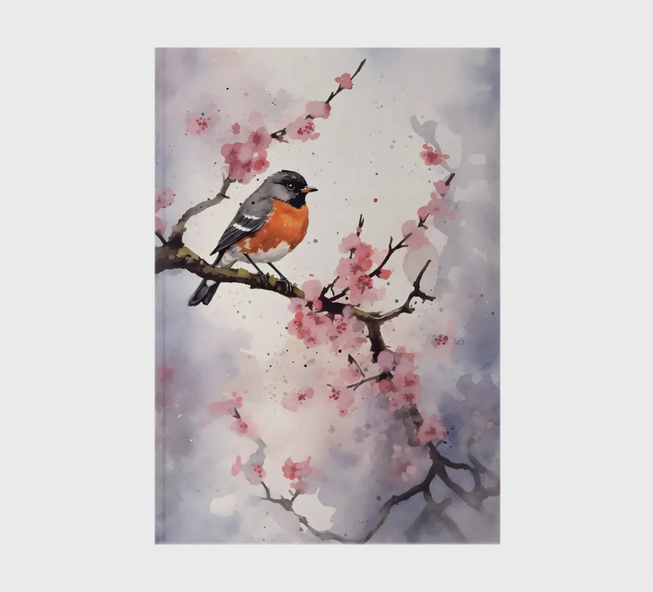 Robin notebook by FreeArtStudio