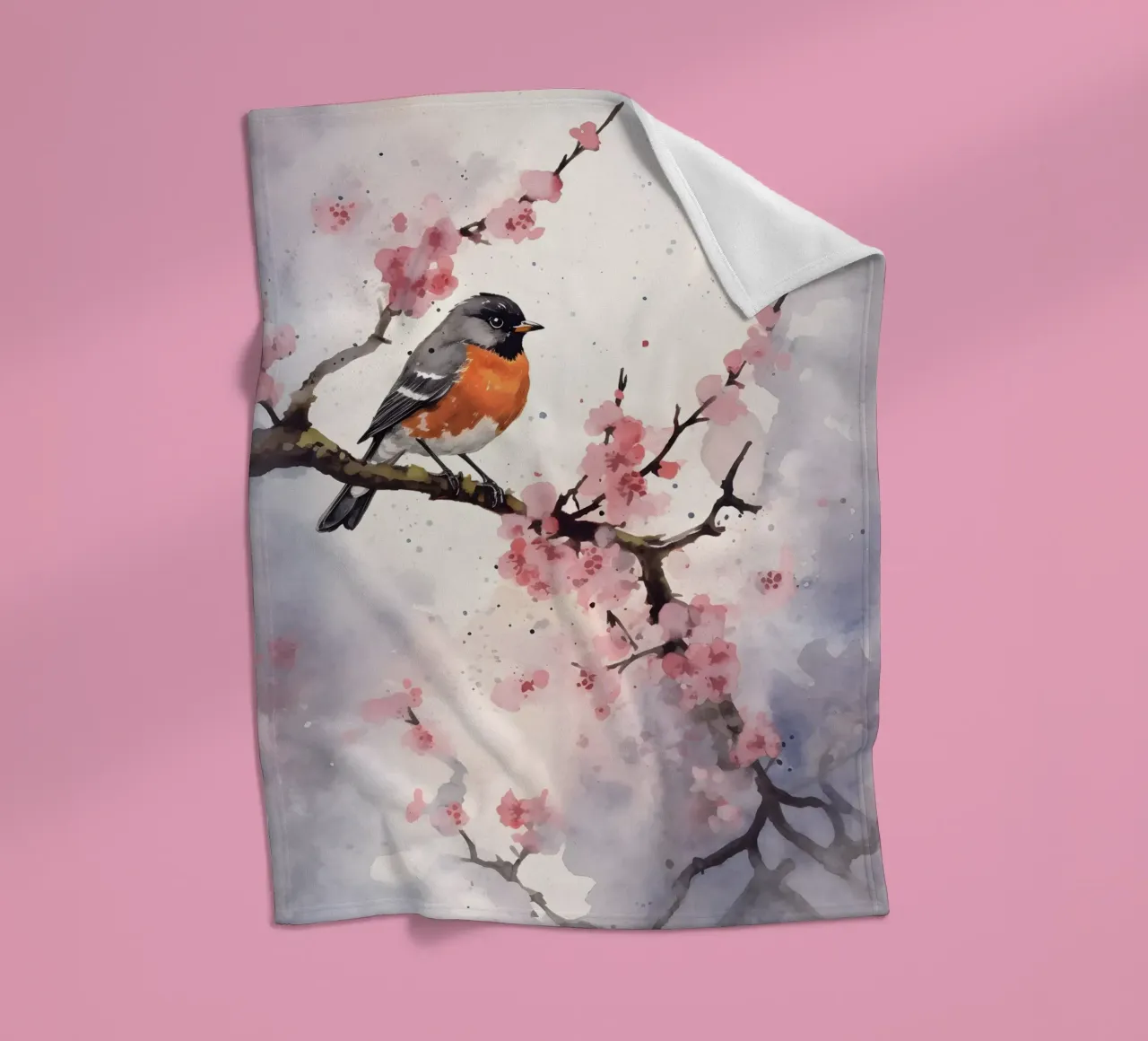 Robin coperta in pile da FreeArtStudio