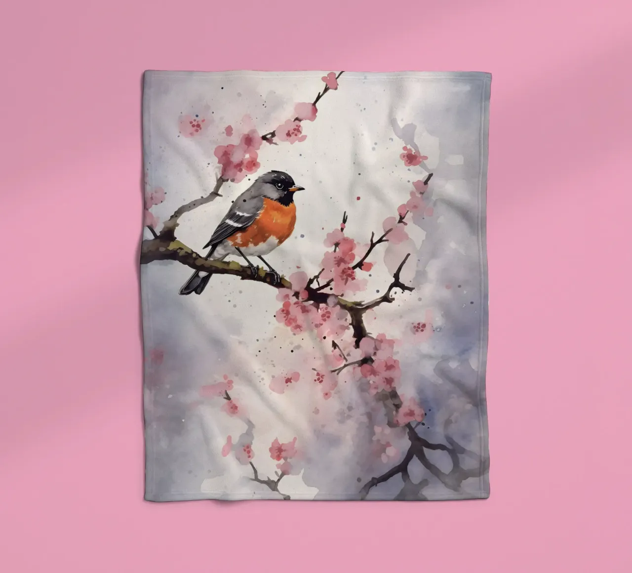 Robin coperta in pile da FreeArtStudio