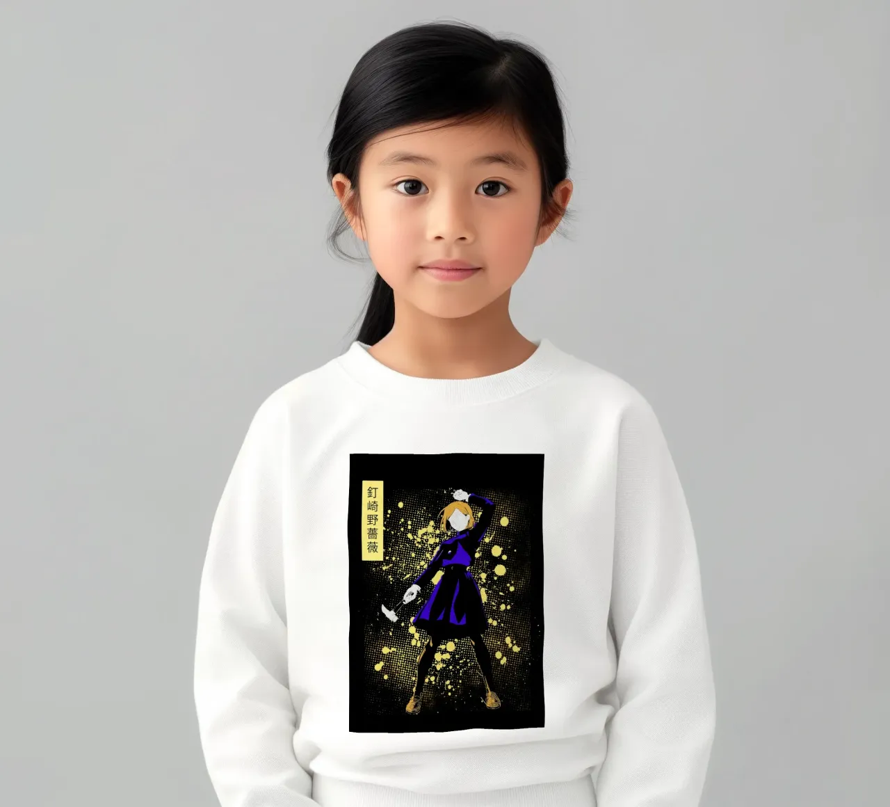 Jujutsu Kaisen 3 felpa bambino da Neonartstudio
