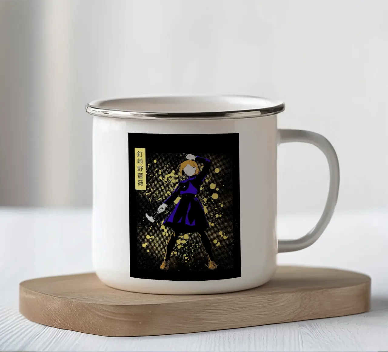 Jujutsu Kaisen 3 tazza in smalto da Neonartstudio