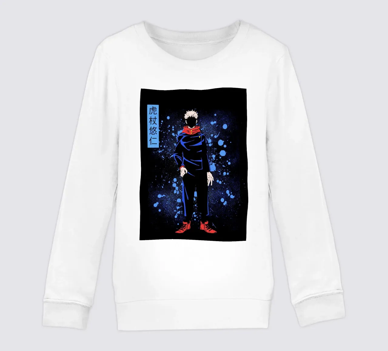 Jujutsu Kaisen felpa bambino da Neonartstudio