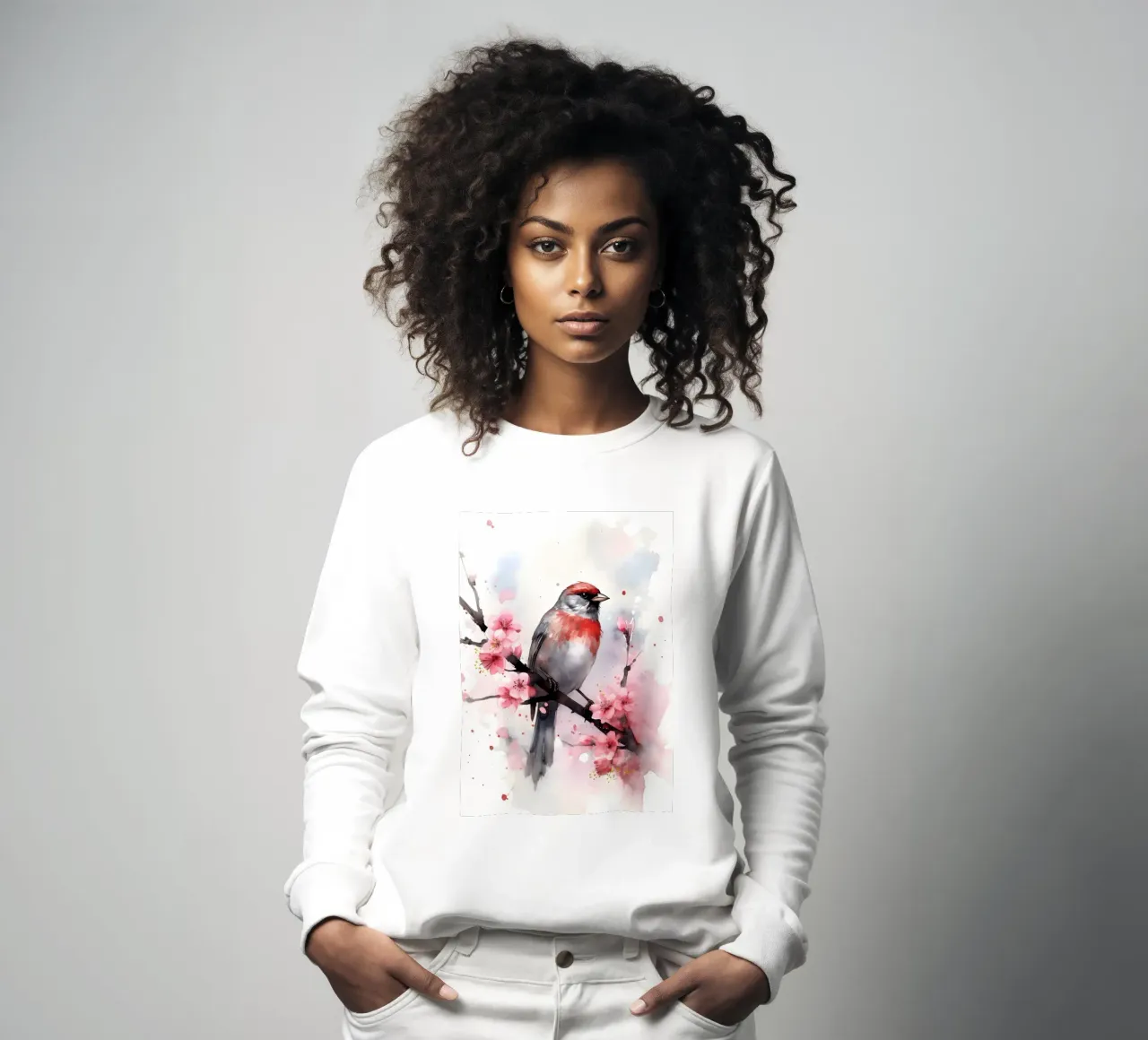 Sparrow Sweatshirt von FreeArtStudio