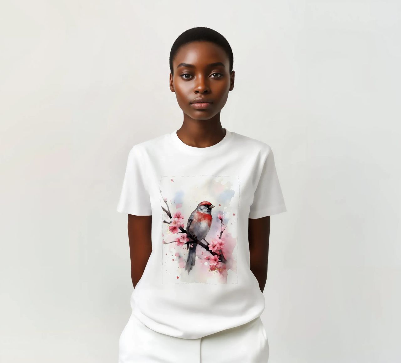 Sparrow t-shirt da FreeArtStudio