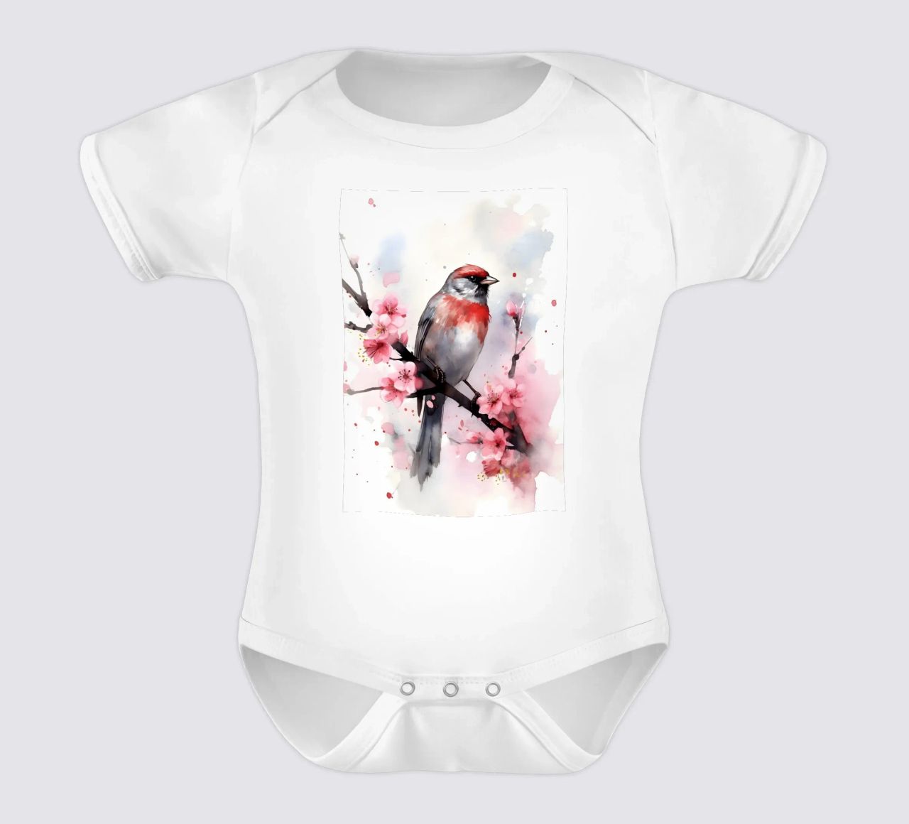 Sparrow body neonato maniche corte da FreeArtStudio