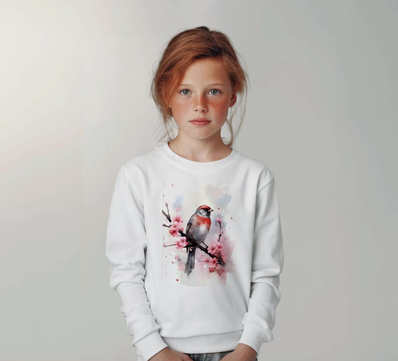 Sparrow felpa bambino da FreeArtStudio