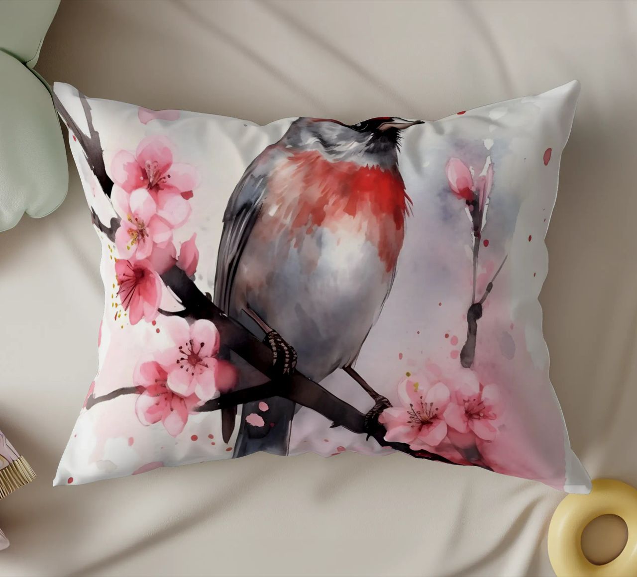 Sparrow cuscino da FreeArtStudio