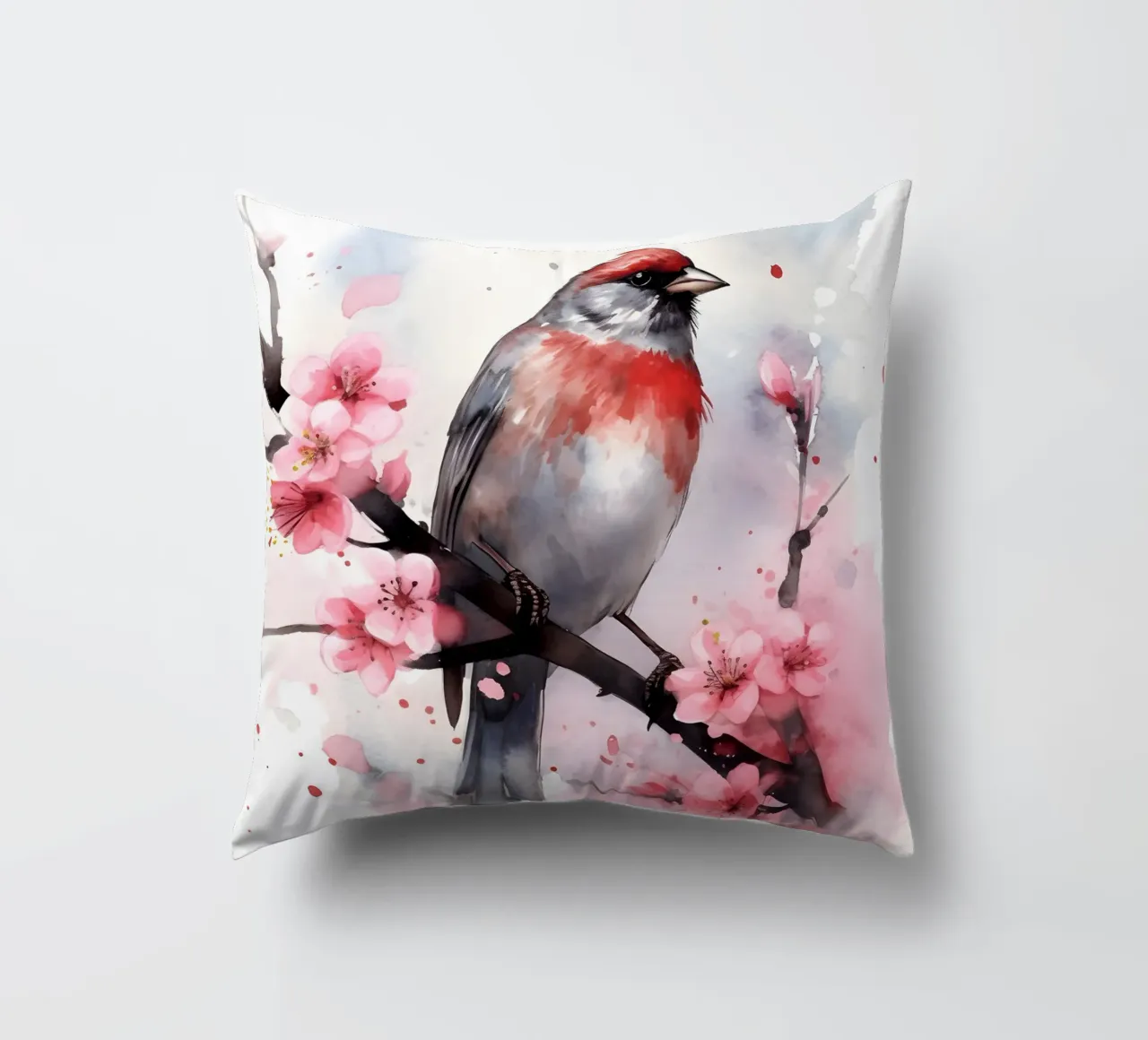Sparrow Kissen von FreeArtStudio