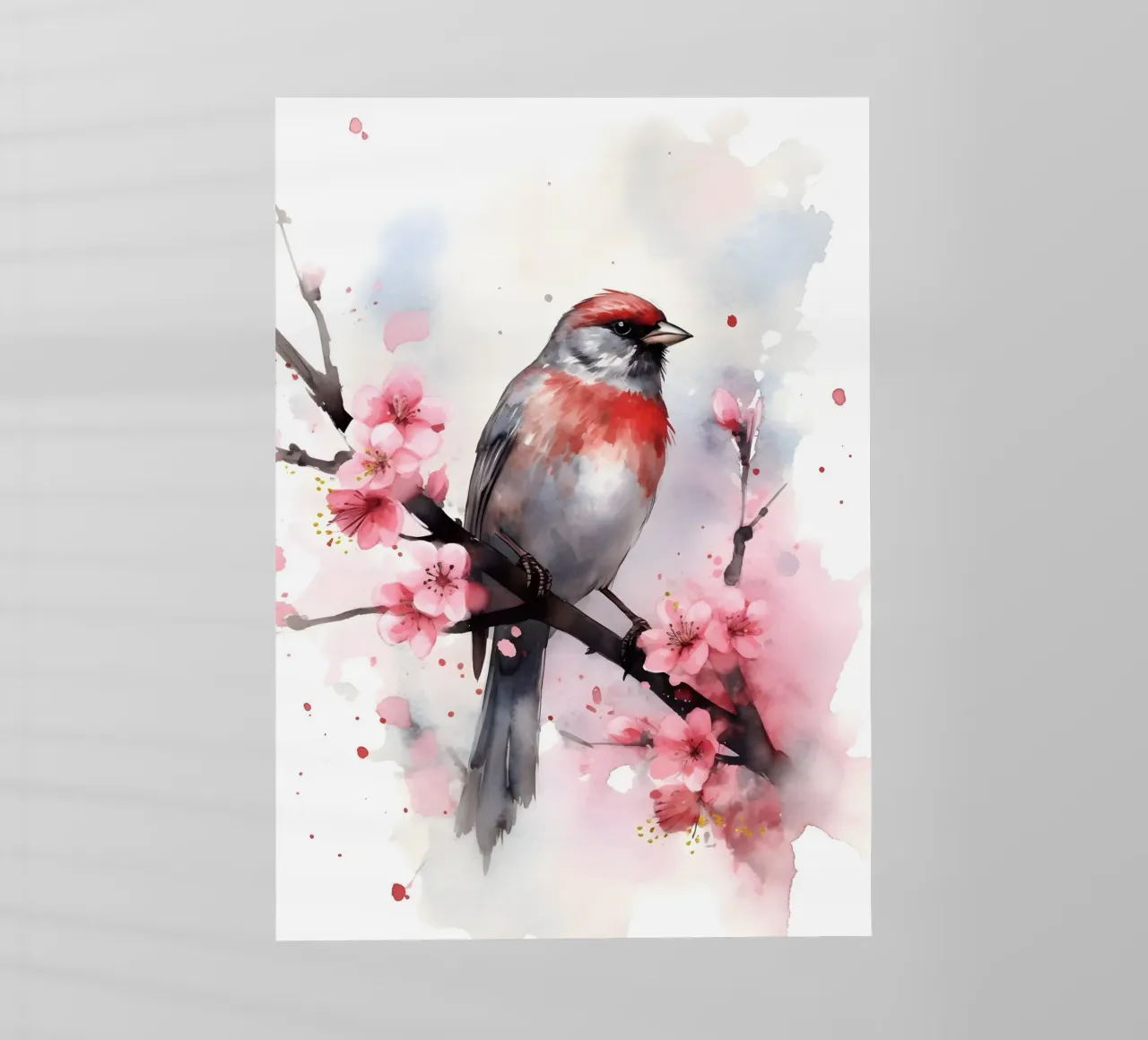 Sparrow lámina retroiluminada de FreeArtStudio