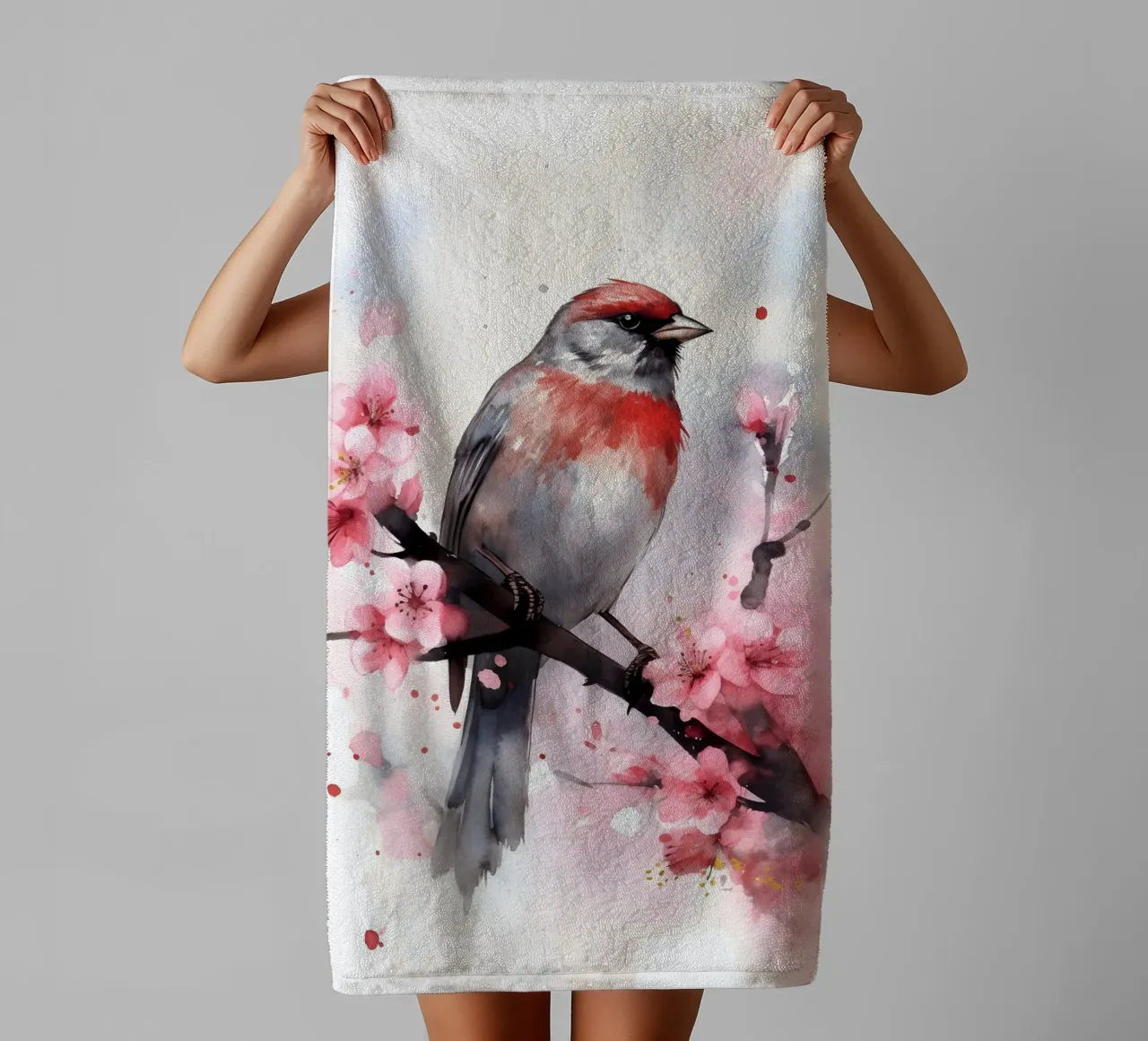 Sparrow asciugamano da bagno da FreeArtStudio