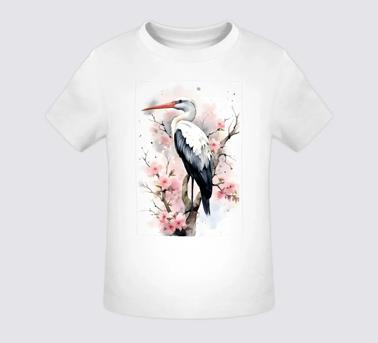Stork maglietta neonato da FreeArtStudio