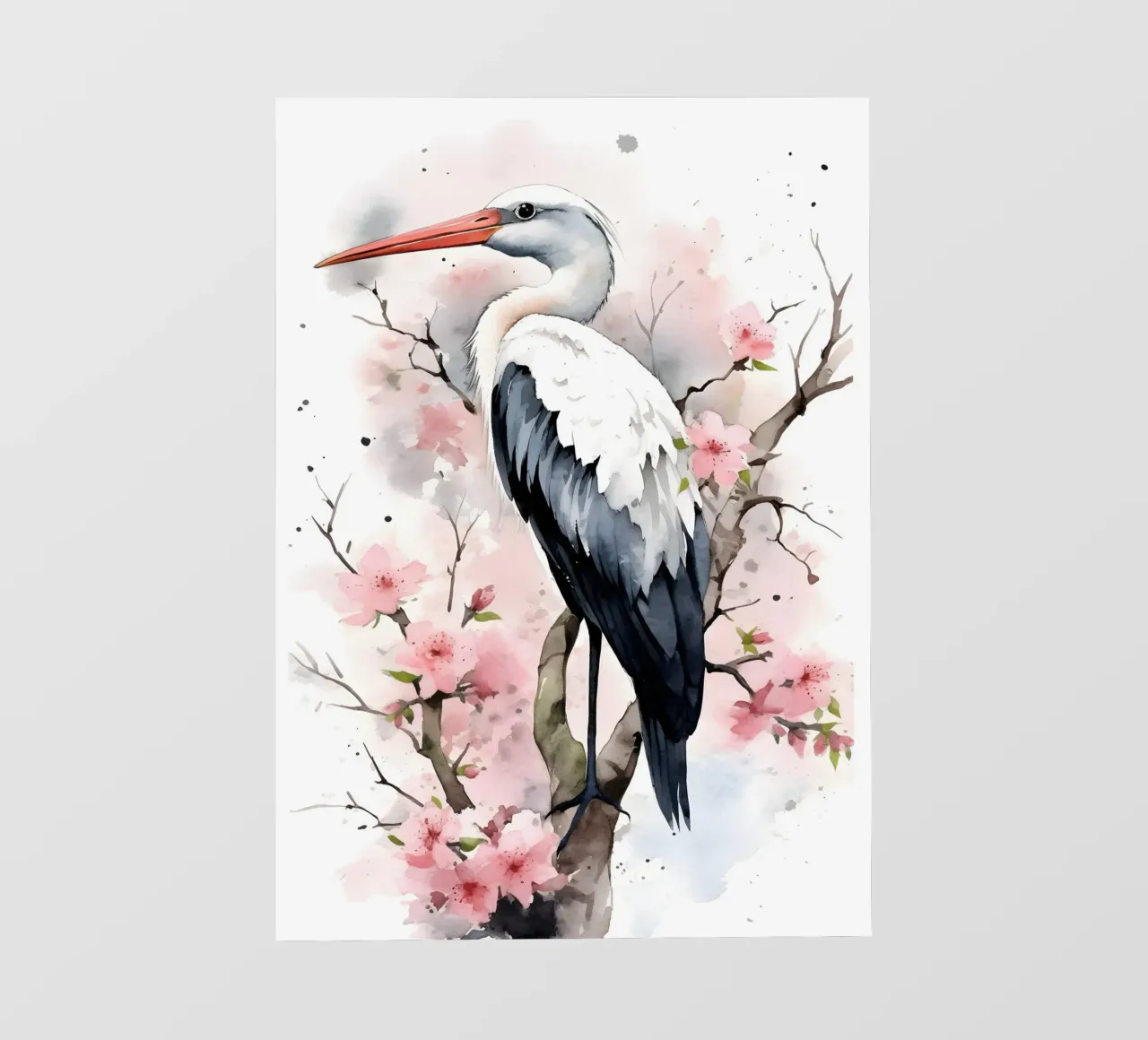 Stork pellicola backlit da FreeArtStudio