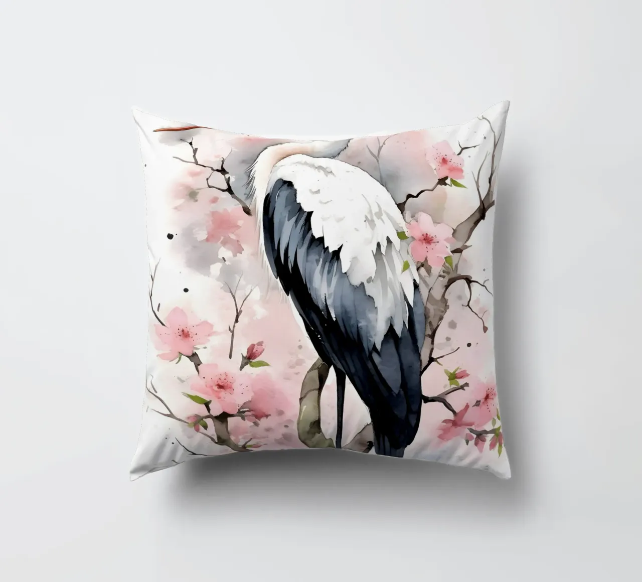 Stork cuscino da FreeArtStudio