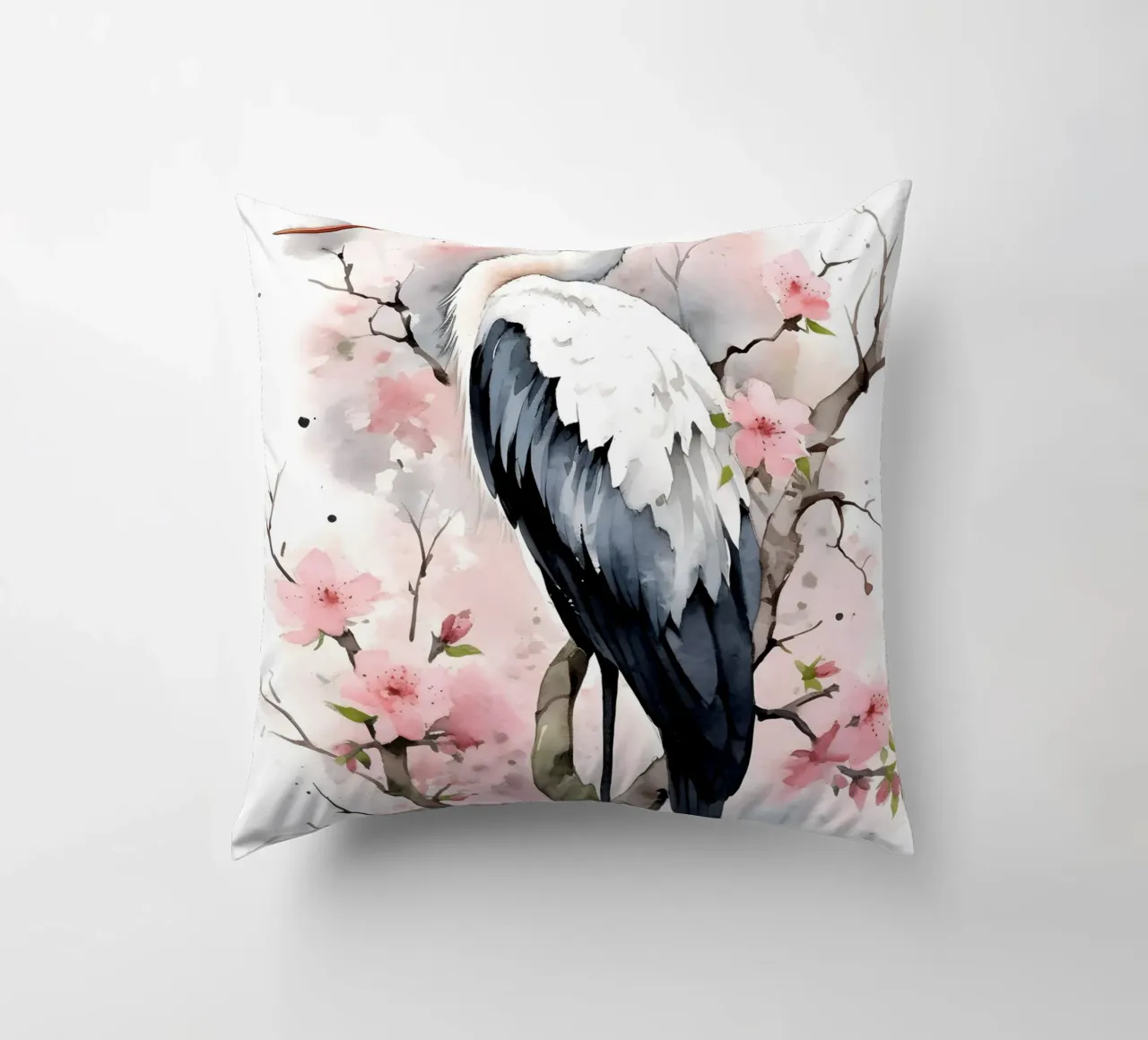Stork cuscino da FreeArtStudio