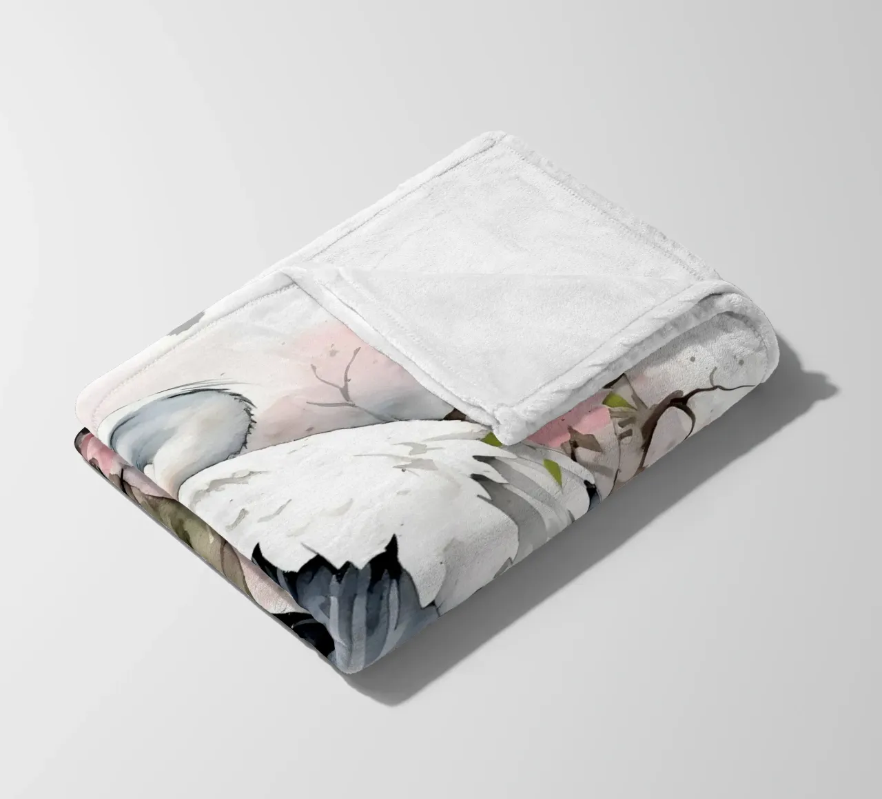 Stork coperta in pile da FreeArtStudio