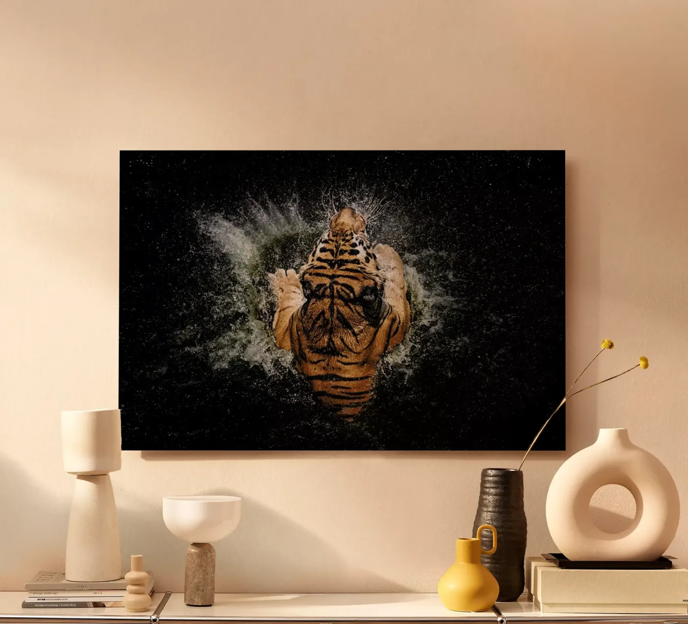 Tiger Splash - Win Leslee pannello forex da Pictufy