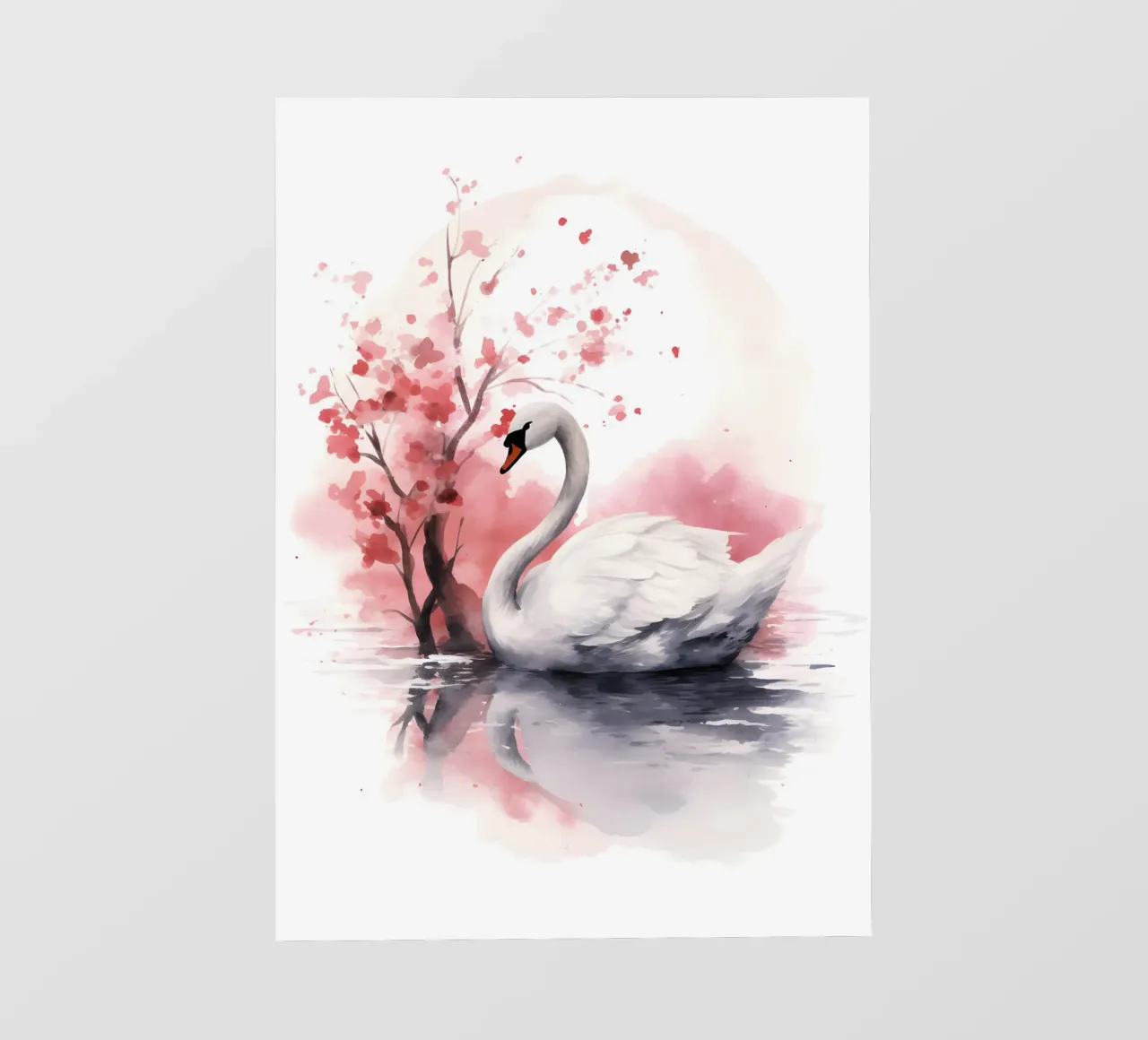 Swan pellicola backlit da FreeArtStudio