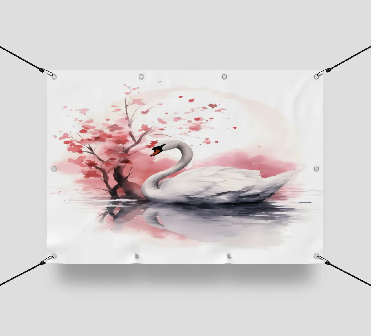 Swan telo in pvc da FreeArtStudio