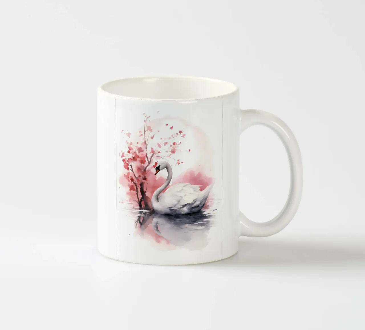 Swan tazza in ceramica da FreeArtStudio
