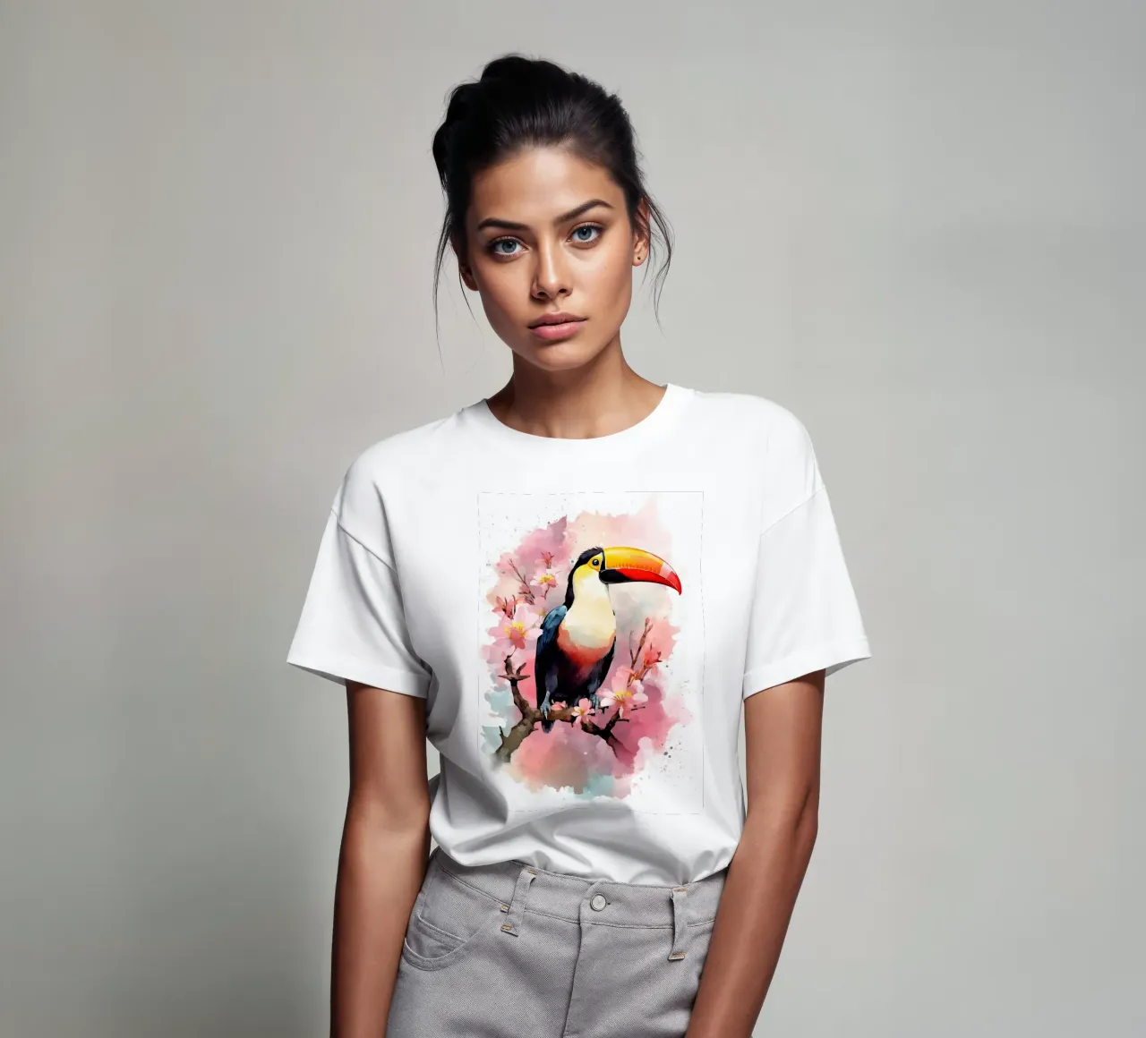 Toucan t-shirt da FreeArtStudio