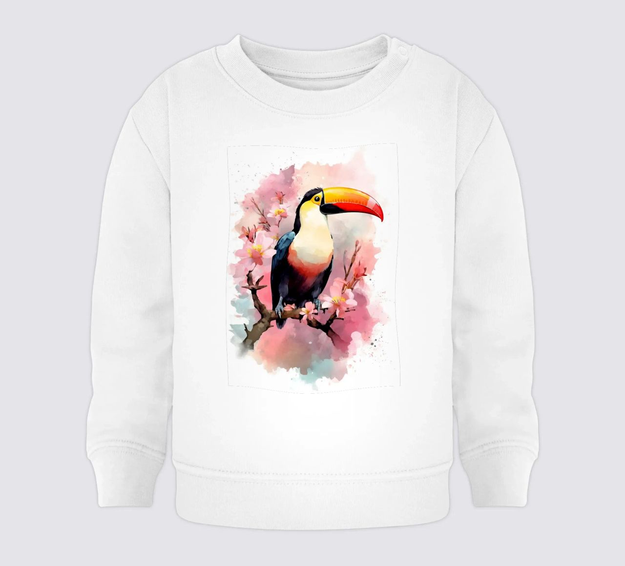 Toucan felpa neonato da FreeArtStudio