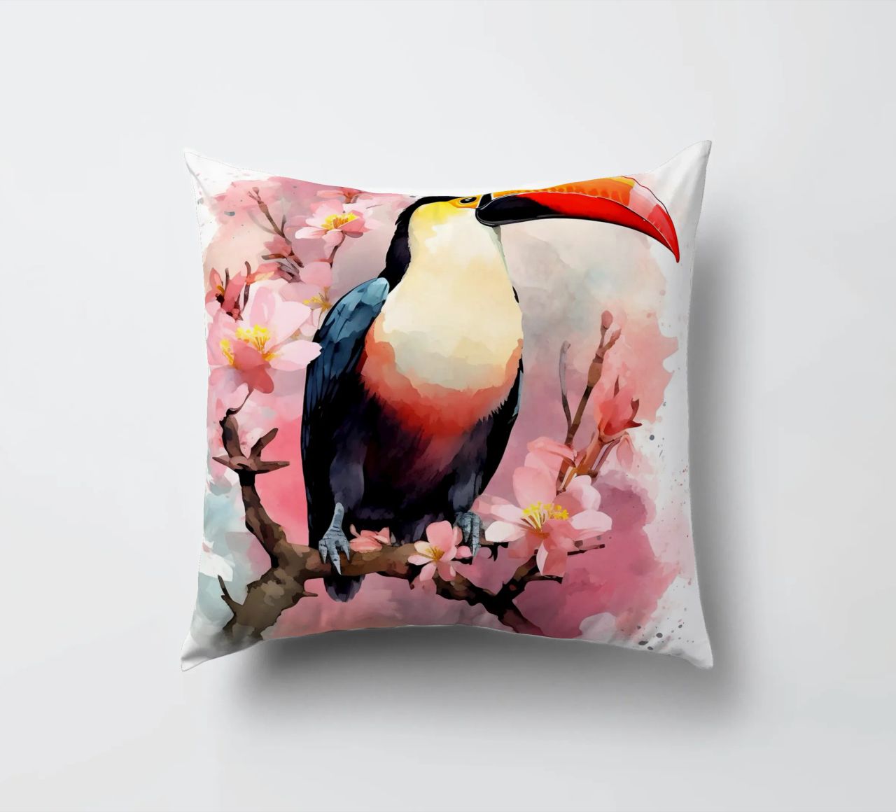 Toucan cuscino da FreeArtStudio