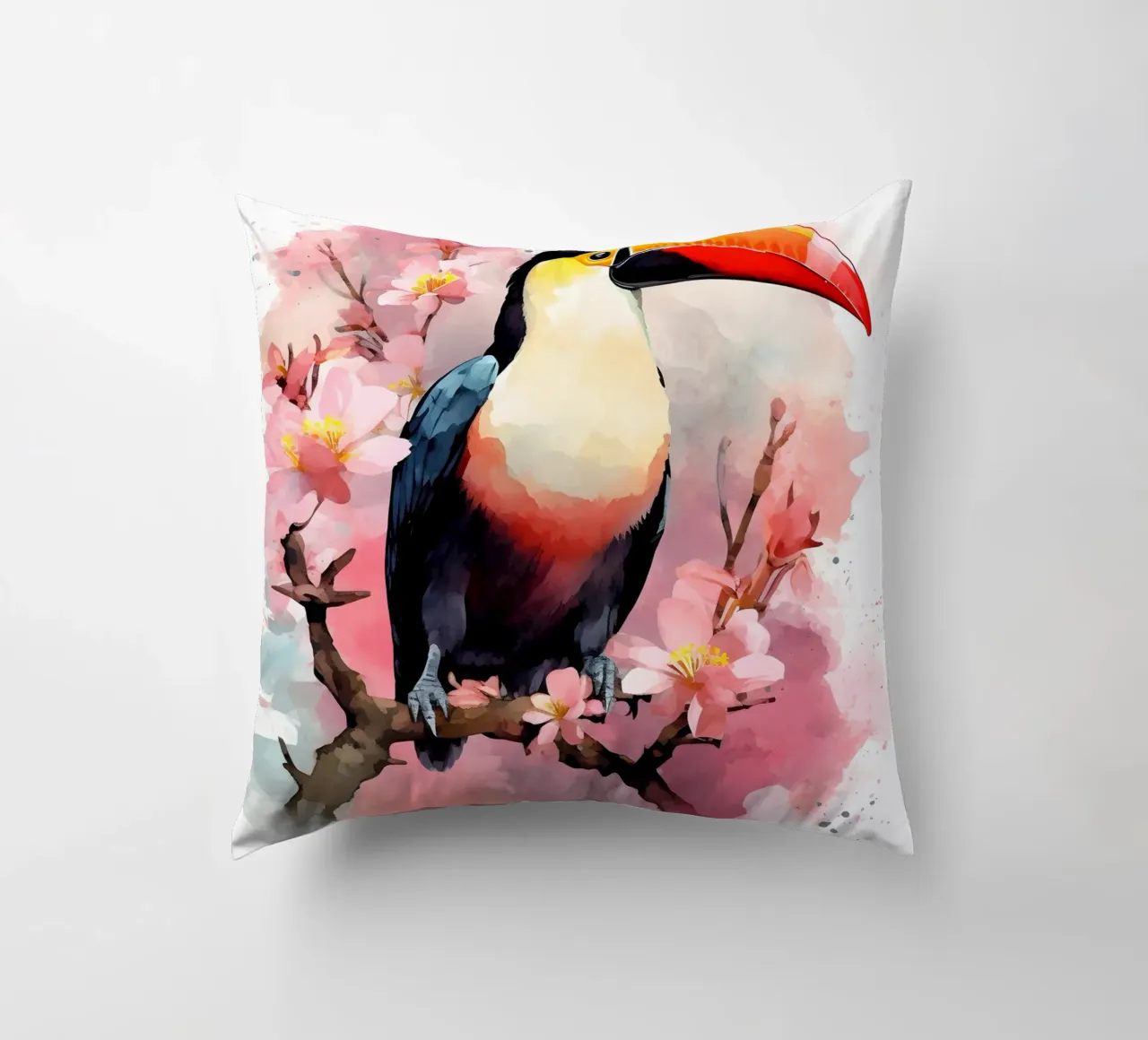 Toucan cojín de FreeArtStudio