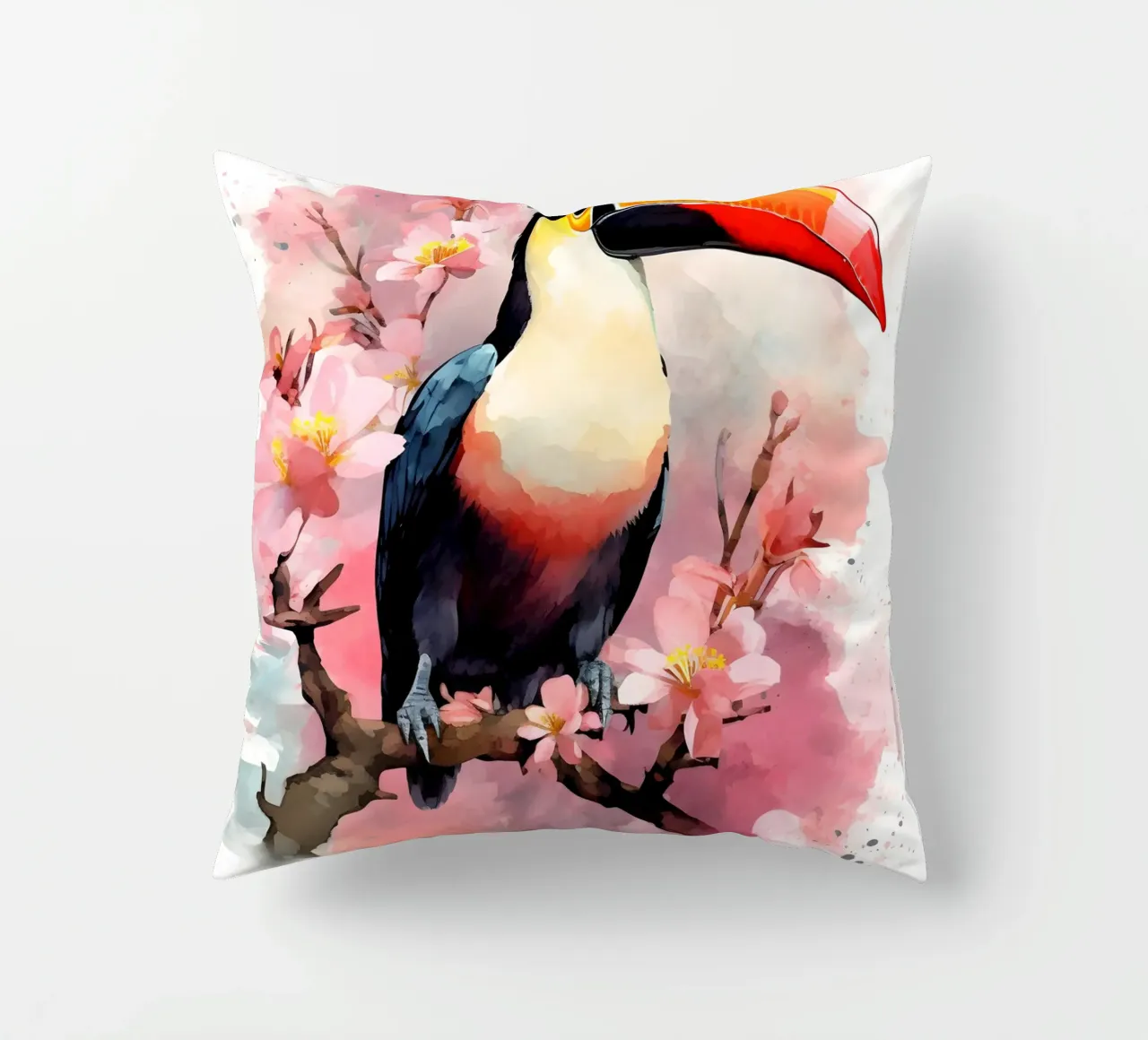 Toucan cuscino da FreeArtStudio