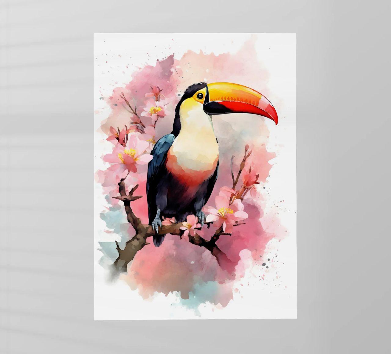 Toucan pellicola backlit da FreeArtStudio