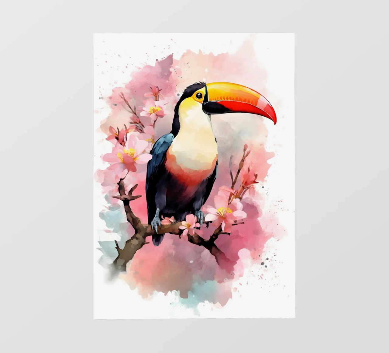 Toucan pellicola backlit da FreeArtStudio